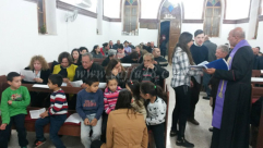 صور: لقاء تحت شعار "التسامح الديني" يجمع اهالي مدينة الرملة 